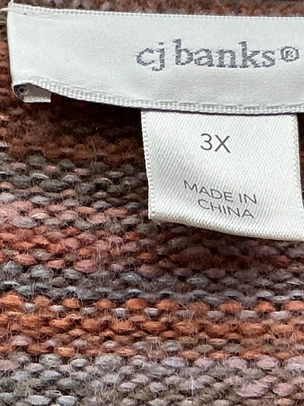 CJ Banks Plus Size Mult-Color Sweater - Picture 2 of 4